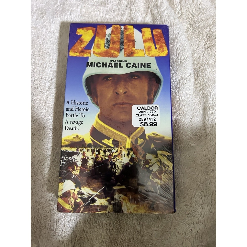 Zulu VHS 1992 Michael Caine